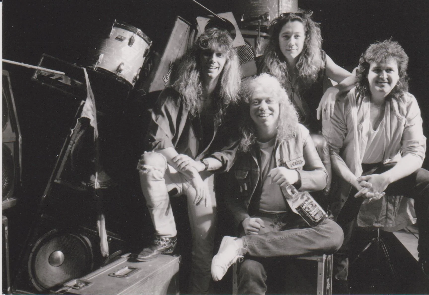 Early Patrice Blouin band photograph